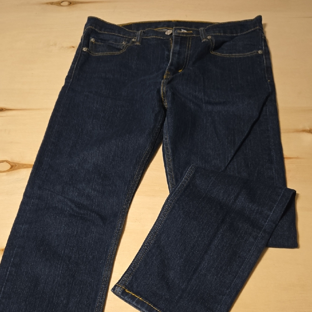 Levi's Dark Blue Straight Jeans